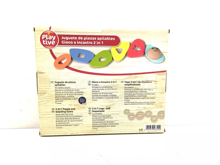 UKLADANKA DREWNIANA PLAYTIVE SORTER MOTYL PLAY TIVE