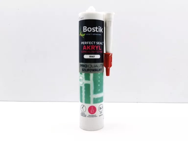 BOSTIK PERFECT SEAL AKRYL SZYBKI SZPACHLOWY BIAŁY 280 ML