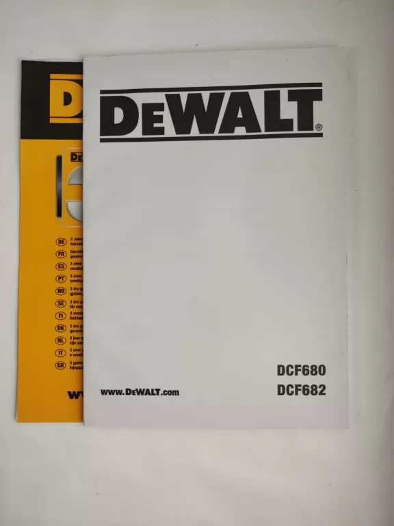 WKRĘTAK ŻYROSKOPOWY DEWALT DCF680 /2 X AKU 7,2V 1,0AH, ŁADOWARKA, WALIZKA