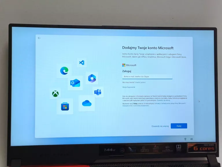 LAPTOP ASUS ROG STRIX G15 RYZEN 5600H/RTX 3050/16GB/512SSD 2021 R