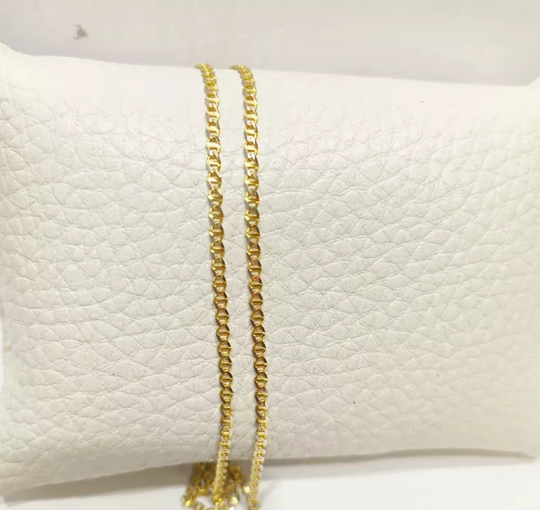 WYRÓB JUBILERSKI UŻYWANY ZŁOTY ŁAŃCUSZEK GUCCI MARINA 585 [231016014]