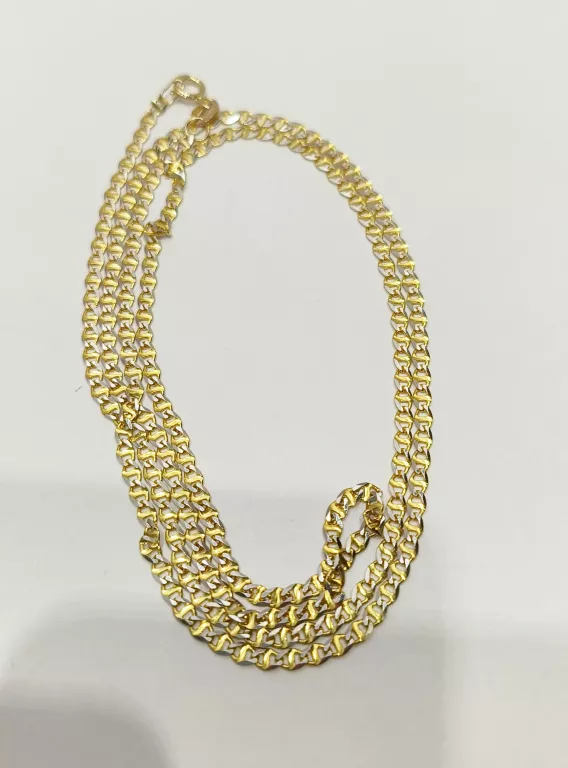 WYRÓB JUBILERSKI UŻYWANY ZŁOTY ŁAŃCUSZEK GUCCI MARINA 585 [231016014]