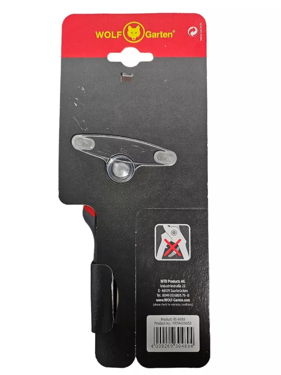 SEKATOR OGRODNICZY KOWADEŁKOWY WOLF-GARTEN RS 4000 DO OGRODU GAŁĘZI 25MM