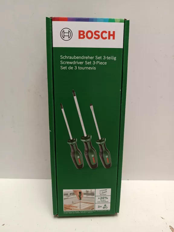 BOSCH ZESTAW ŚRUBOKRĘTÓW 1 600 A02 75G