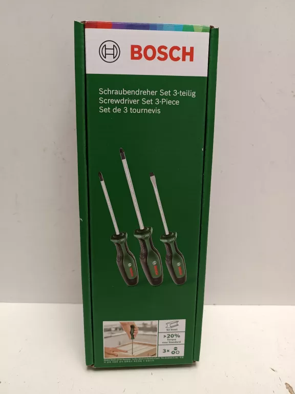 BOSCH ZESTAW ŚRUBOKRĘTÓW 1 600 A02 75G