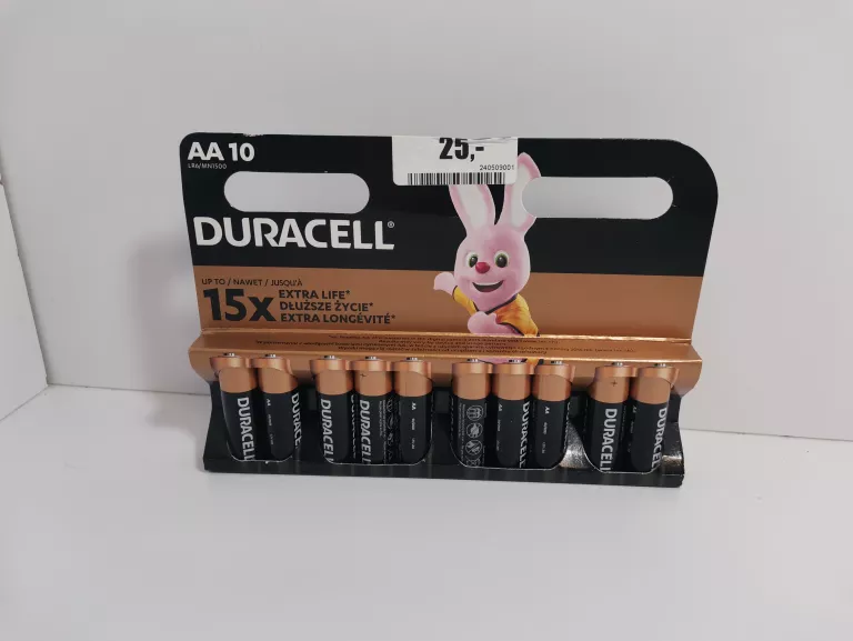 BATERIE  DURACELL AA 10 SZT EXTRA LIFE