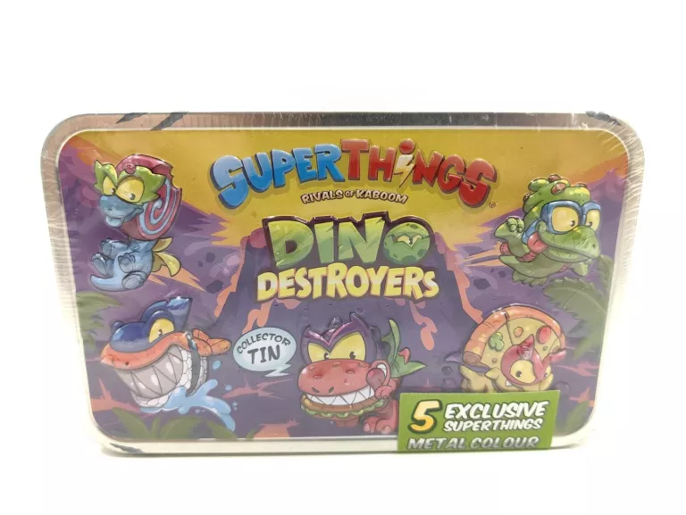 SUPER THINGS ZINGS DINO DESTROYERS - 5 FIGUREK