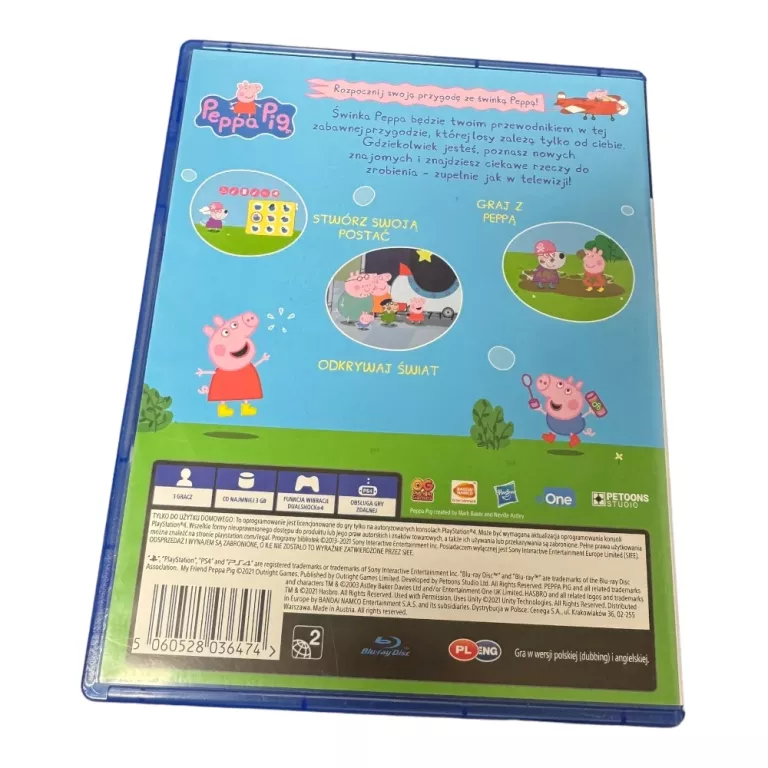 MOJA ZNAJOMA ŚWINKA PEPPA SONY PLAYSTATION 4 (PS4)