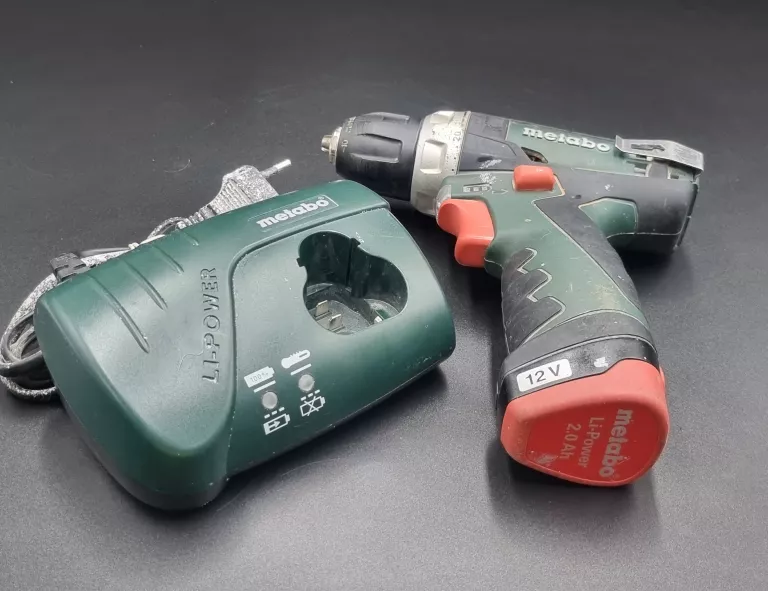 WKRĘTARKA METABO ZASILANIE AKUMULATOROWE 10,8 V METABO POWERMAXX BS