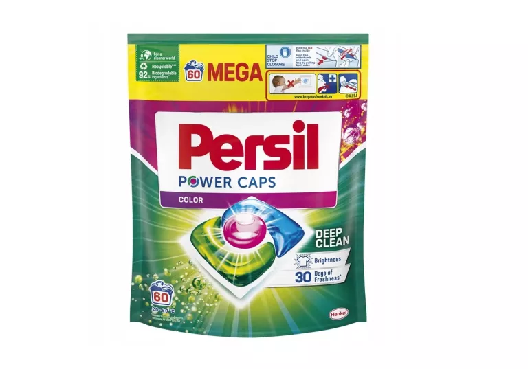 PERSIL POWER CAPS KAPSUŁKI DO PRANIA KOLORU 60 SZT