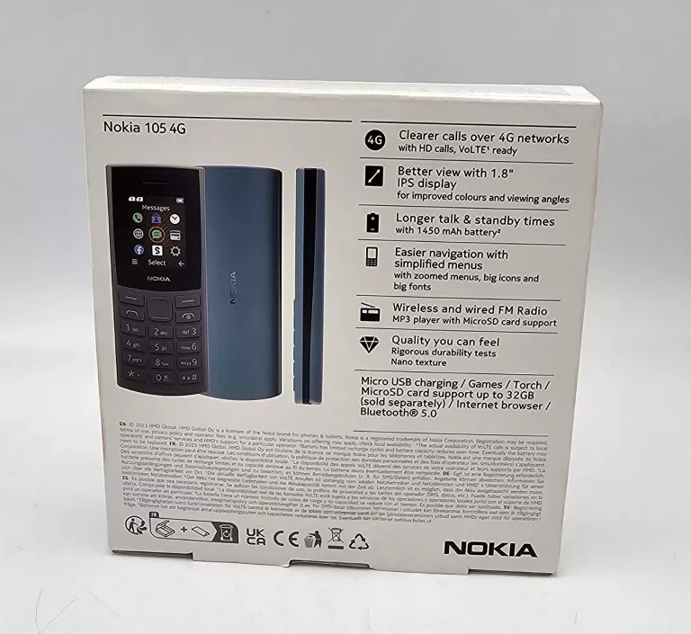 TELEFON NOKIA 105 4G TA-1551 DS KOMPLET