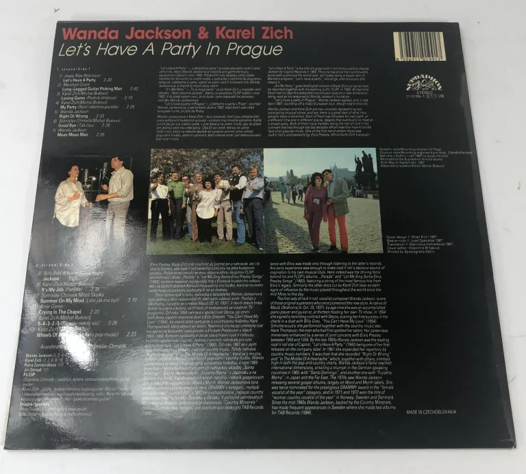 WANDA JACKSON & KAREL ZICH VINYL