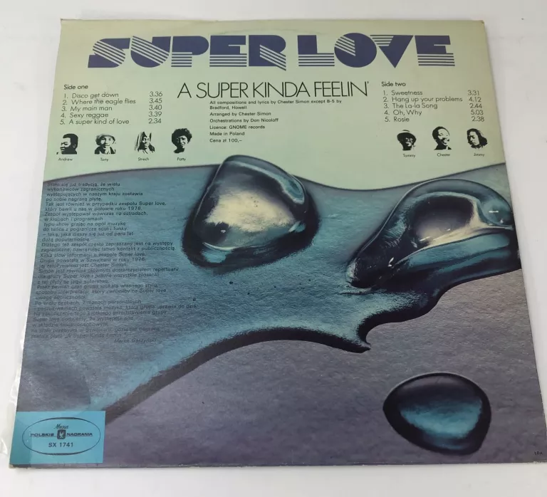 SUPER LOVE A SUPER KINDA FEELIN VINYL