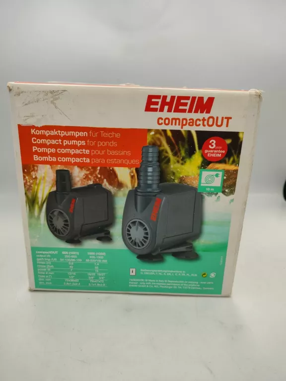 POMPA EHEIM COMPACTOUT 1000