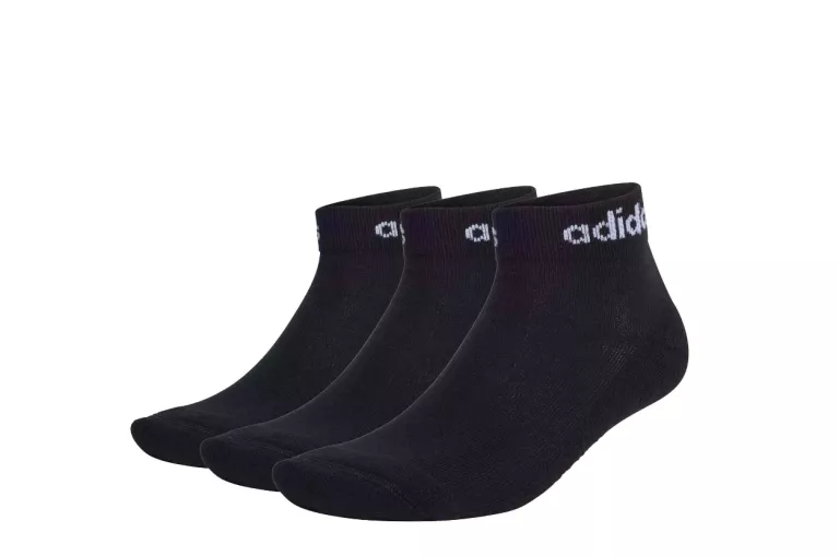 ADIDAS SKARPETY STOPKI MĘSKIE KOSTKI CZARNE 3PAK 43-45