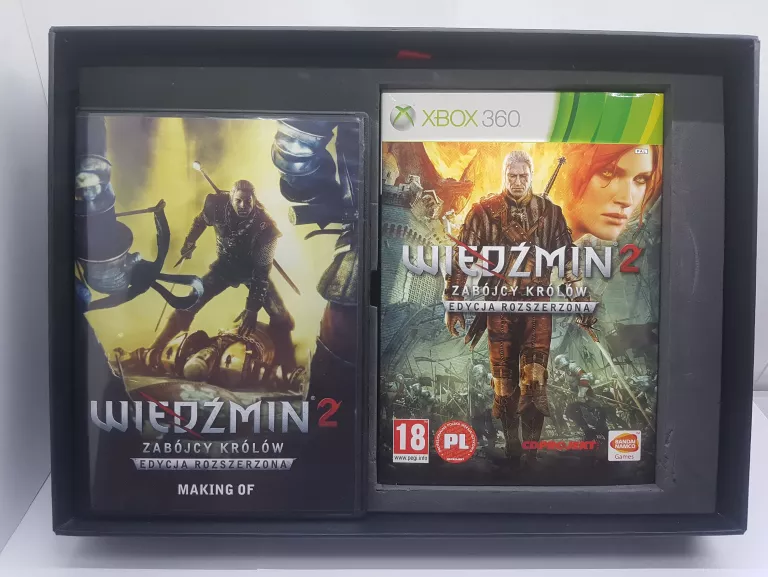 WIEDŹMIN 2 ZABÓJCY KRÓLOW EDYCJA ROZSZERZONA MROCZNA XBOX 360