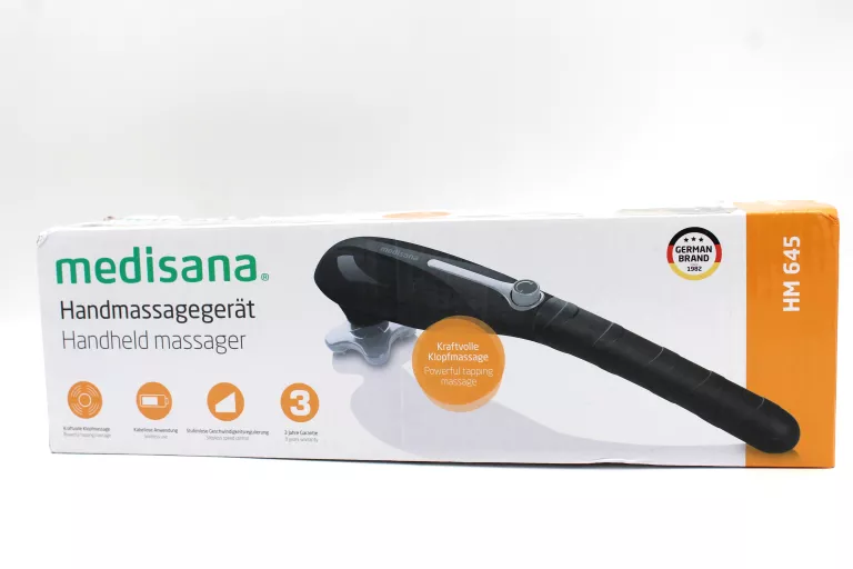 MEDISANA HM 645 MASAŻER RĘCZNY Z 5 NASADKAMI