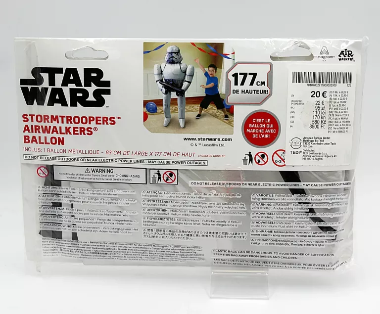 DUŻY BALON STAR WARS 177CM STORMTROOPER