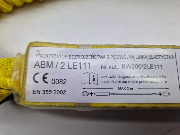 PROTEKT AMORTYZATOR BEZPIECZEŃSTWA Z LINKĄ ELASTYCZNĄ + SZELKI