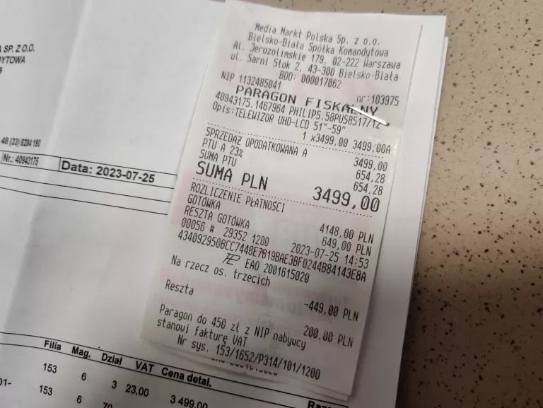 TV PHILIPS 58PUS8517 LED 4K UHD AMBILIGHT GWARANCJA