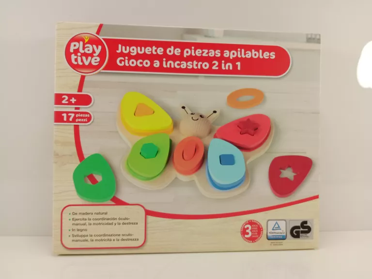 PLAYTIVE ZABAWKA DREWNIANA EDUKACYJNA MOTYL
