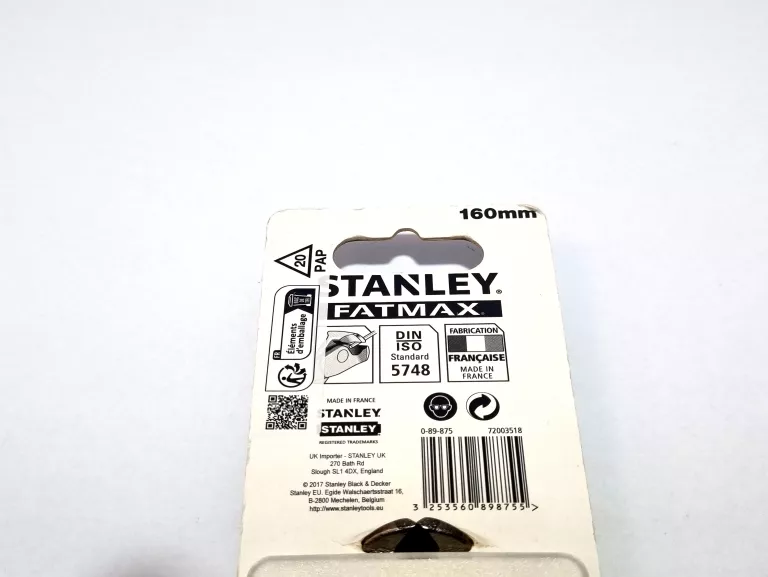 SZCZYPCE CZOŁOWE OBCINAK STANLEY  FATMAX 0-89-875 160MM
