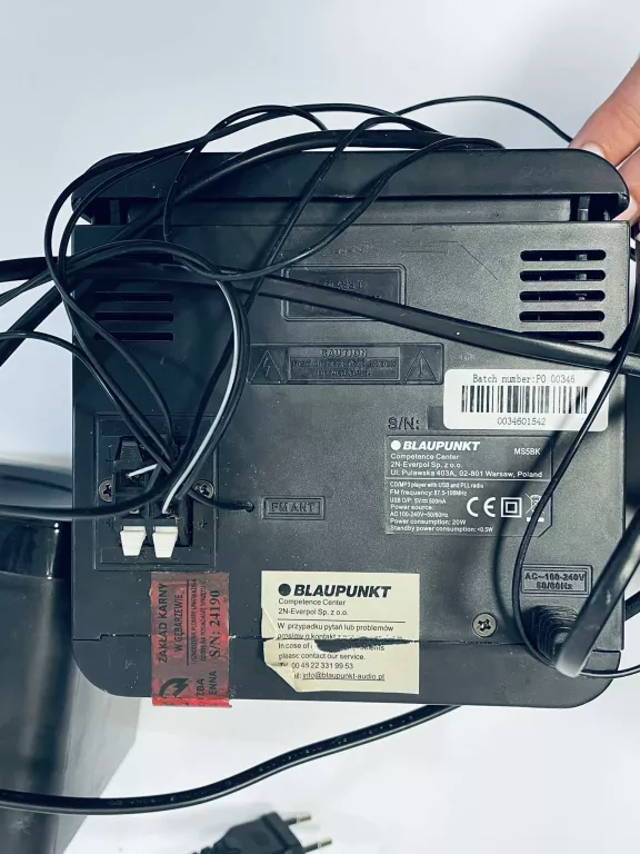 WIEŻA STEREO BLAUPUNKT MS5BK