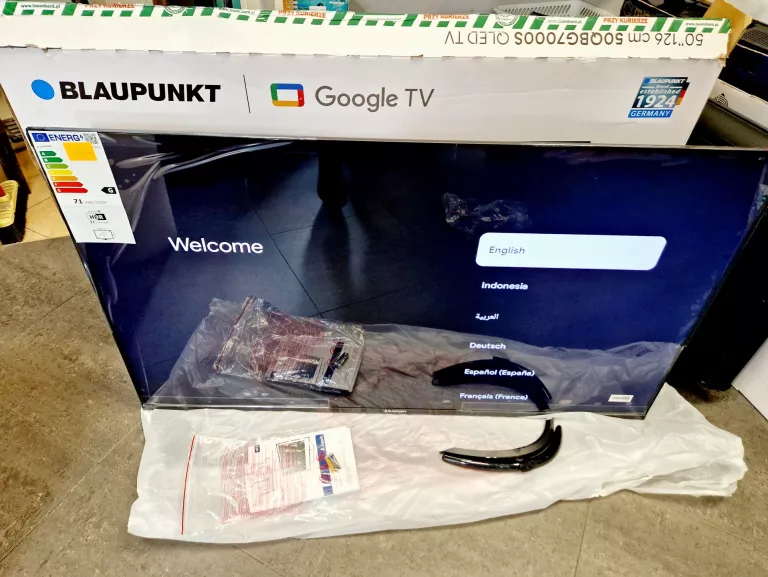 TELEWIZOR BLAUPUNKT 50" UHD 4K MODEL 50QBG7000S + DOW ZAK ! OKAZJA !