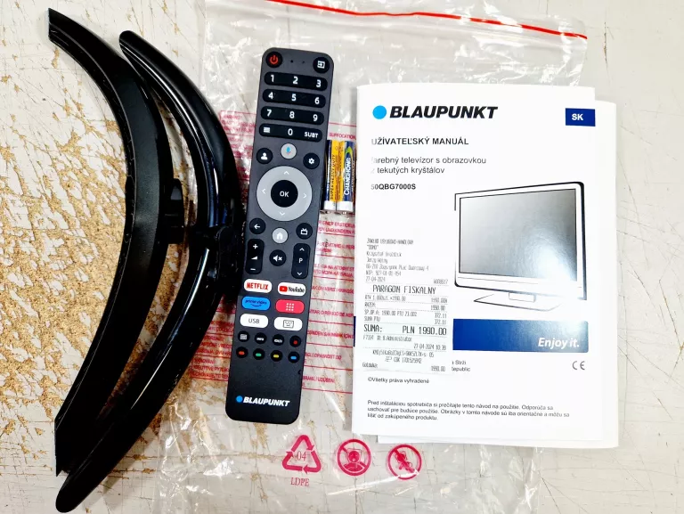 TELEWIZOR BLAUPUNKT 50" UHD 4K MODEL 50QBG7000S + DOW ZAK ! OKAZJA !