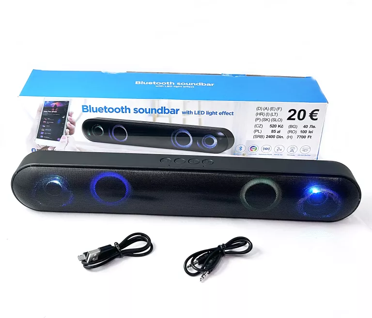 GŁOŚNIK SOUNDBAR TD-SPKBT-BAR400L LED