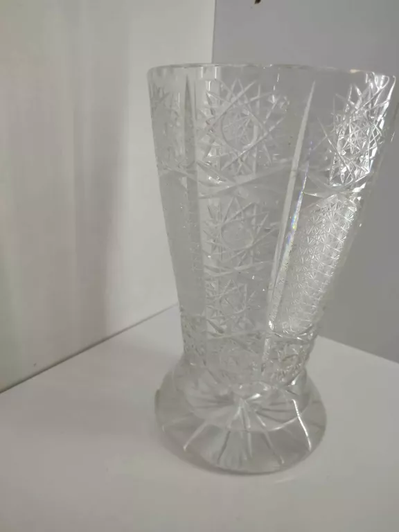 WAZON/PUCHAR KRYSZTAŁOWY KRYSZTAŁ PRL VINTAGE