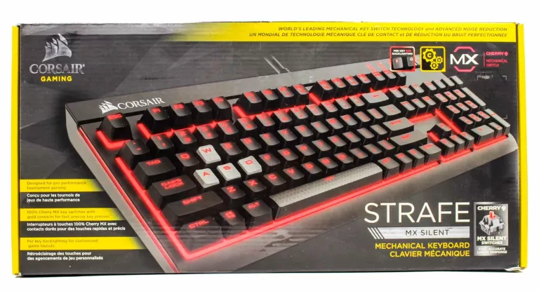 KLAWIATURA MECHANICZNA CORSAIR STRAFE CHERRY MX RED