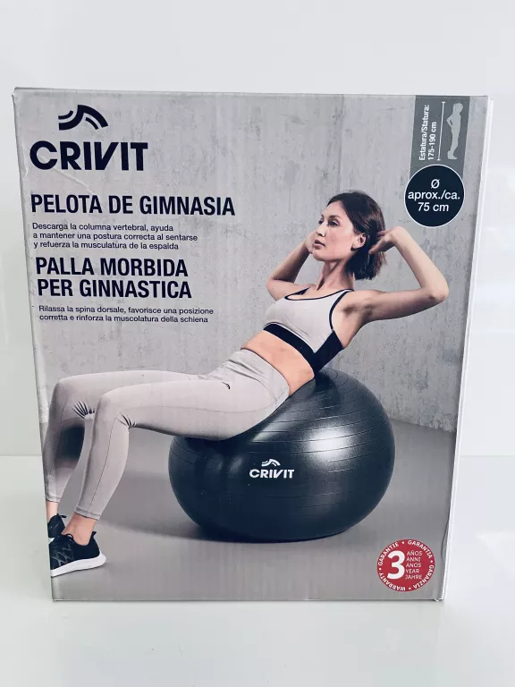 CRIVIT PIŁKA GIMNASTYCZNA 75CM