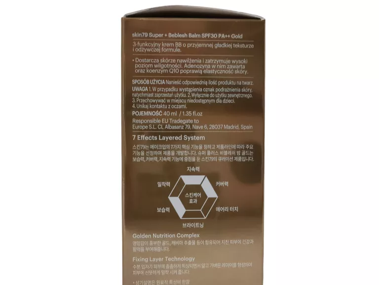 SKIN 79 SUPER+ BEBLESH BALM KREM BB GOLD 40ML