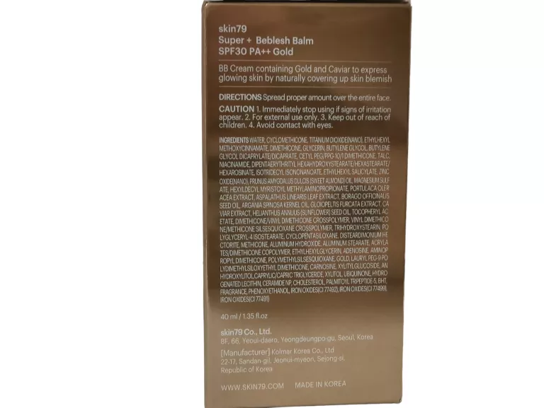 SKIN 79 SUPER+ BEBLESH BALM KREM BB GOLD 40ML