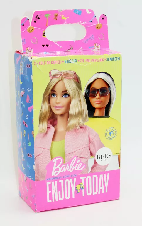 BARBIE ZESTAW KOSMETYKÓW BI-ES KIDS + SKARPETKI ZESTAW UPOMINKOWY PREZENT