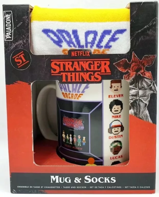 ZESTAW KUBEK I SKARPETKI STRANGER THINGS
