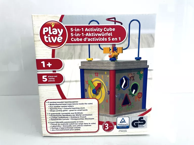 PLAYTIVE 5 IN 1 ACTIVITY CUBE