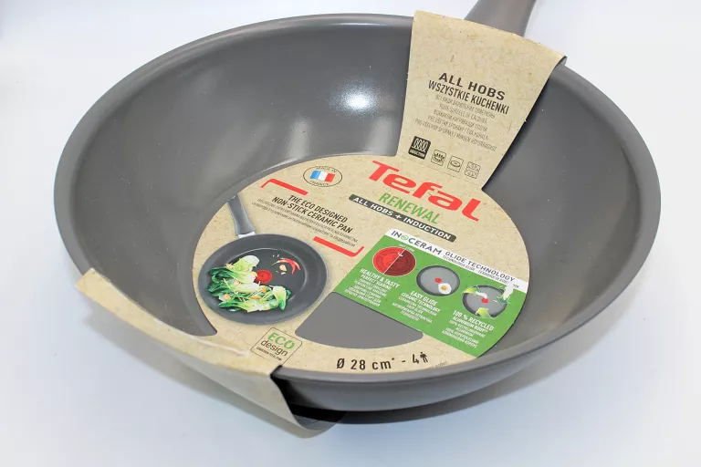 PATELNIA WOK TEFAL RENEWAL 28 CM CERAMICZNA INDUKCJA