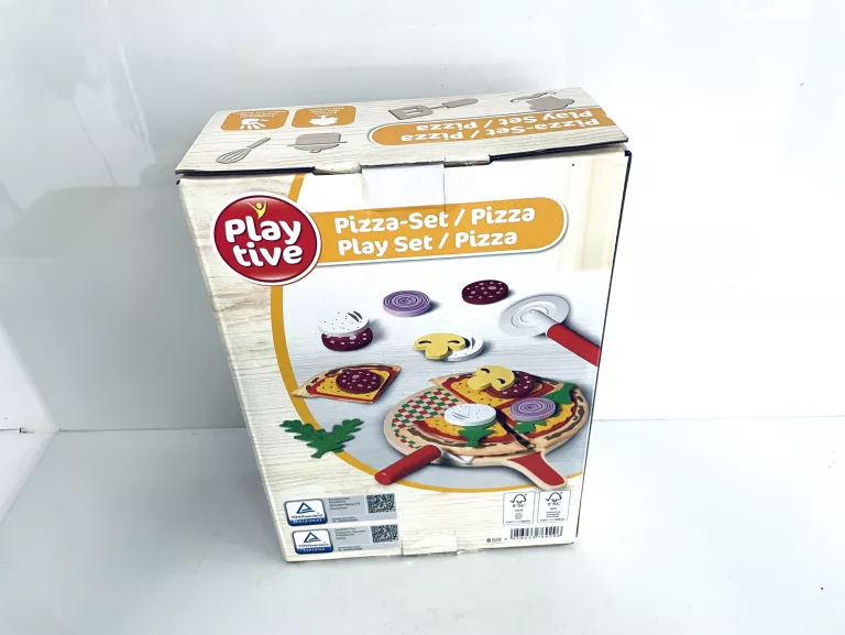 PLAYTIVE UKLADANKA / ZABAWKA PIZZA DREWNIANA