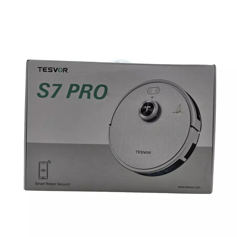 6000PA ROBOT SPRZĄTAJĄCY ODKURZANIE LDS 600ML 150SQM 180MIN TESVOR S7 PRO