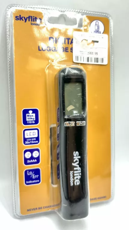 SKYFLITE LONDON PODRÓŻNA WAGA BAGAŻOWA ELEKTRONICZNA LOTNICZA