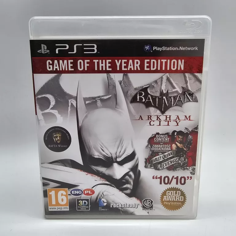 GRA PS3 BATMAN ARKHAM CITY HARLEY QUINN'S REVENGE / GOTY / PL / UNIKAT
