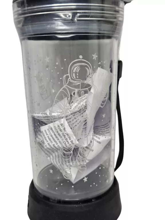 ŚWIECĄCY BIDON KUBEK LED /DINOZAUR / ASTRONAUTA