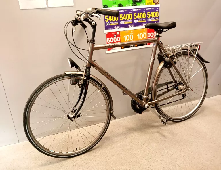 ROWER TREKKINGOWY BATAVUS CIBOLA OVERSIZE ZŁOTY KOŁO 28 CALI RAMA 21 CALI
