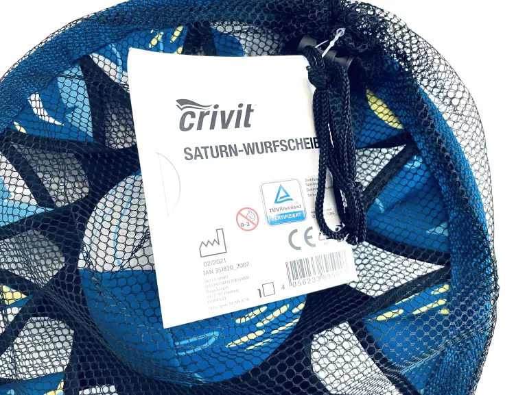 CRIVIT FRISBEE TWIST DYSK DO RZUCANIA O 30 CM PLAŻA OGRÓD