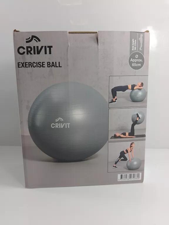 CRIVIT PELOTA DE GIMNASIA PIŁKA GIMANSTYCZNA 65CM