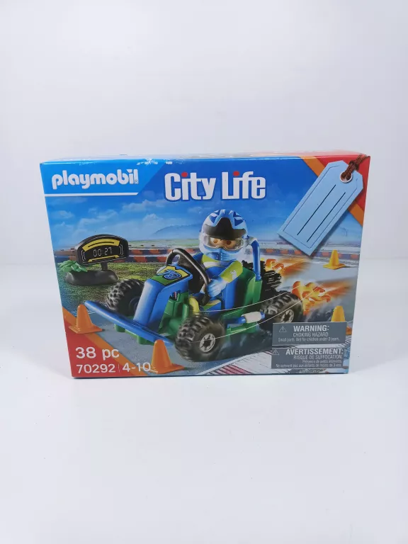 PLAYMOBIL 70292 WYŚCIG GO-KART GOKART FIGURKA KIEROWCY WYŚCIGOWEGO PACHOŁK
