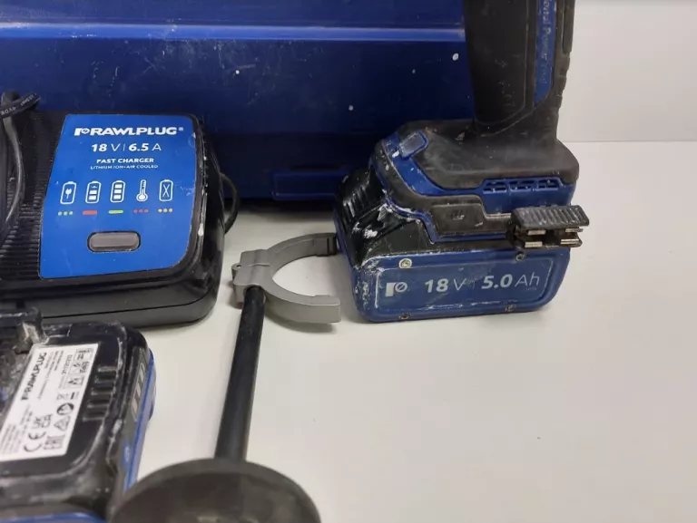 WKRĘTARKA RAWLPLUG R-PDD18-P100+ 2 AKU+ŁADO.+WALIZKA NIEBIESKA