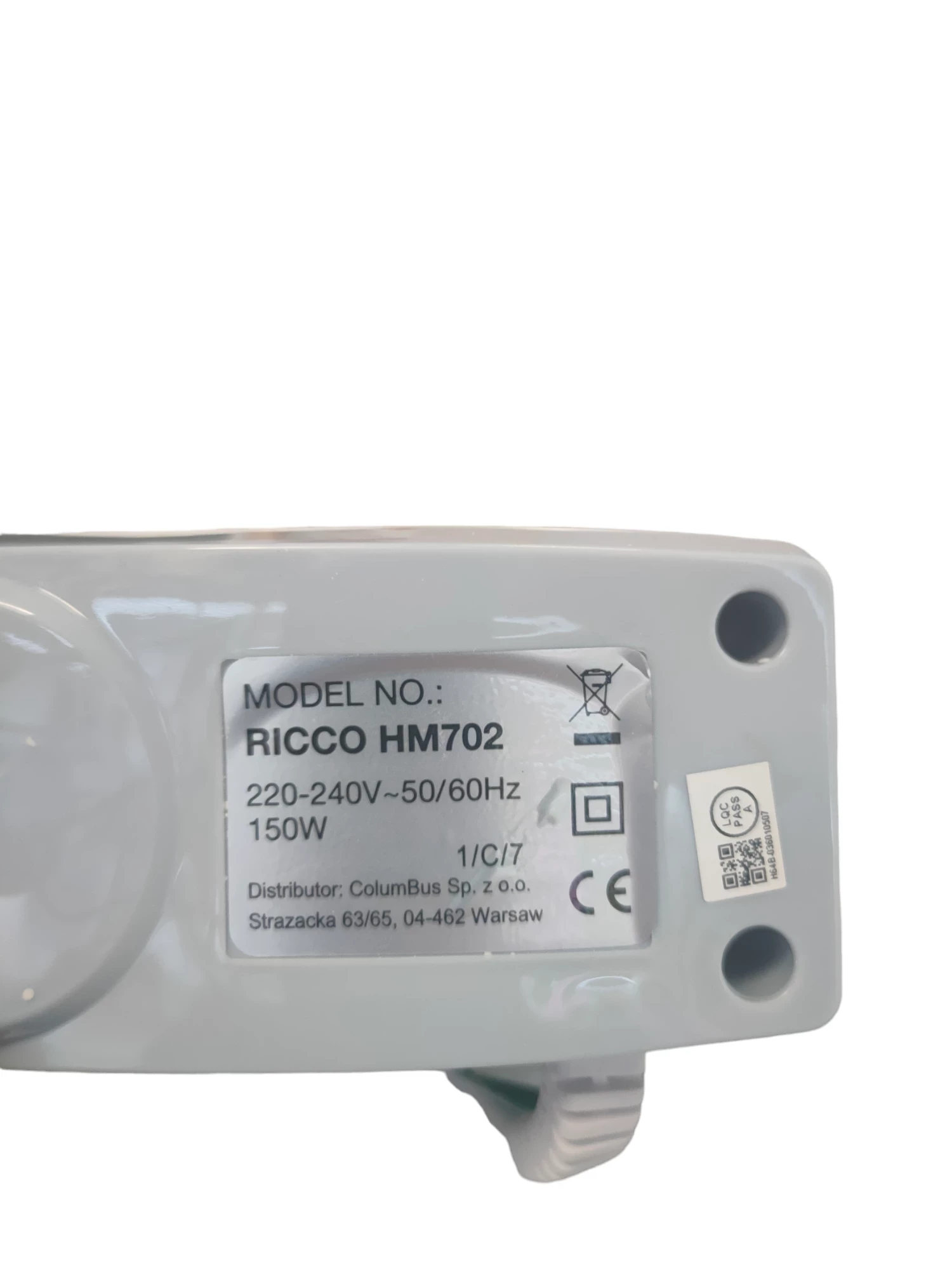 mikser-reczny-ricco-hm702-150-w-bialy-stan-11323-2